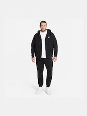 Nike Black Club Cuffed Joggers - Image 14 of 16