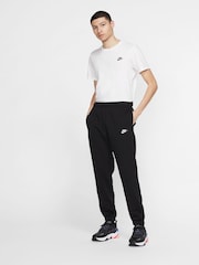 Nike Black Club Cuffed Joggers - Image 7 of 16