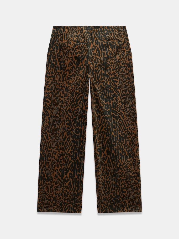 Mint Velvet Leopard Print Velvet Wide Trousers - Εικόνα 7 από 7