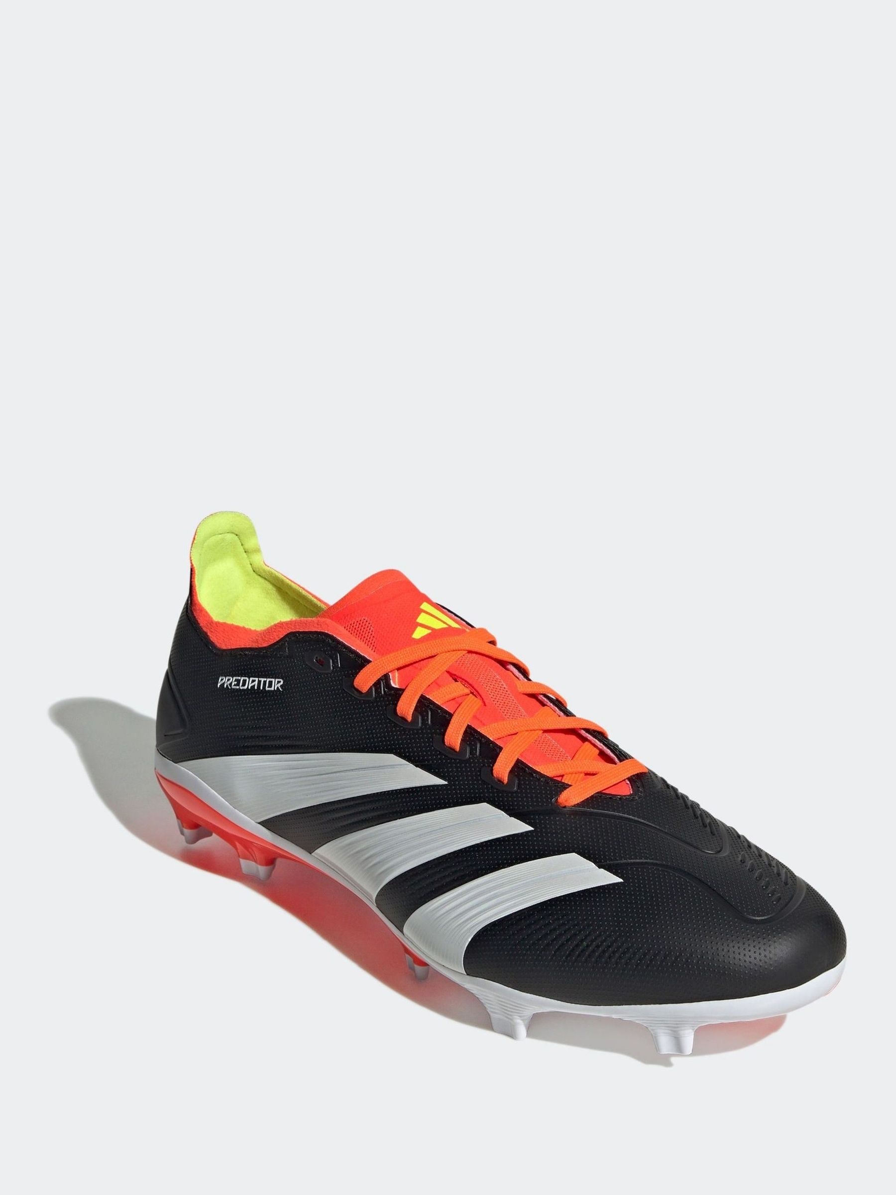 Adidas orange and black football boots clearance
