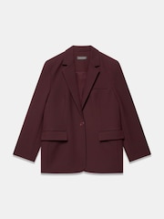 Mint Velvet Red Single Breasted Blazer - Image 7 of 8