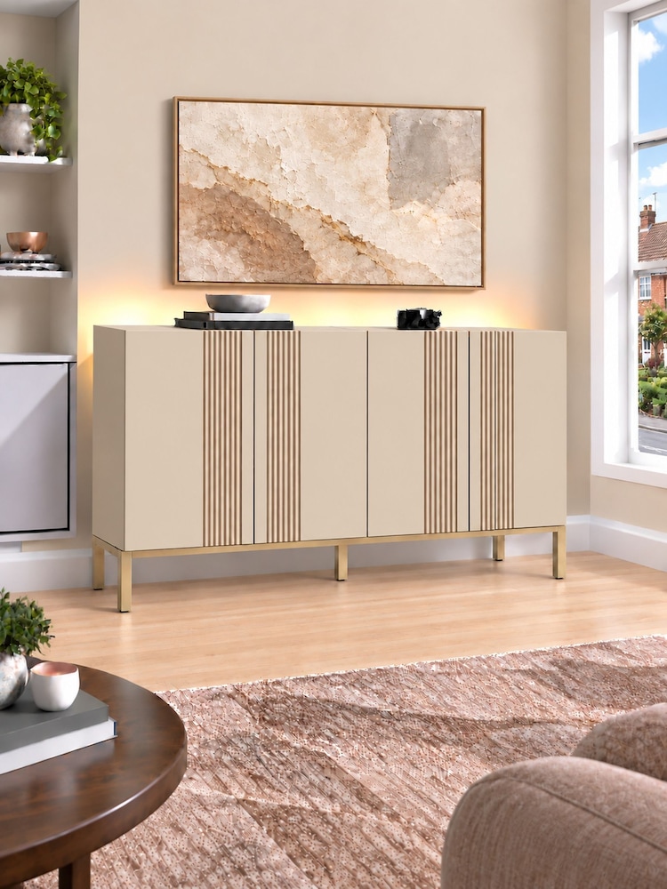 Frank Olsen Natural Stone Iona Sideboard - Image 1 of 7 Frank Olsen Natural Stone Iona Sideboard - Image 1 of 7