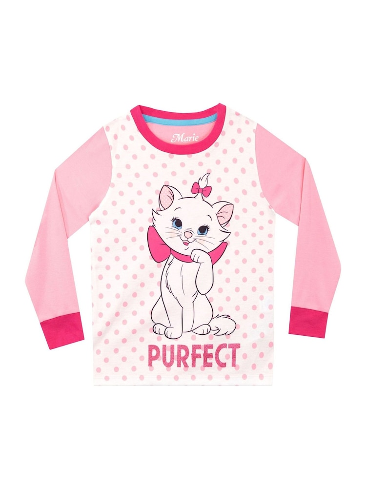 Character Pink Marie Aristocats Aristocats Pyjama Set - Image 2 of 7 Character Pink Marie Aristocats Aristocats Pyjama Set - Image 2 of 7