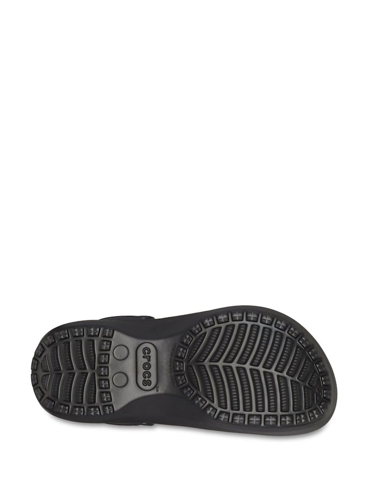 Crocs Black Classic Fluffy Lined Platform Clogs - Image 4 of 4