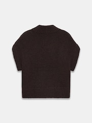 Marrón - Mint Velvet Wool Blend Knitted Top - Imagen 7 de 7