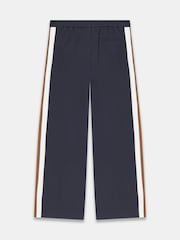 Mint Velvet Blue Side Stripe Wide Leg Trousers - Image 7 of 7