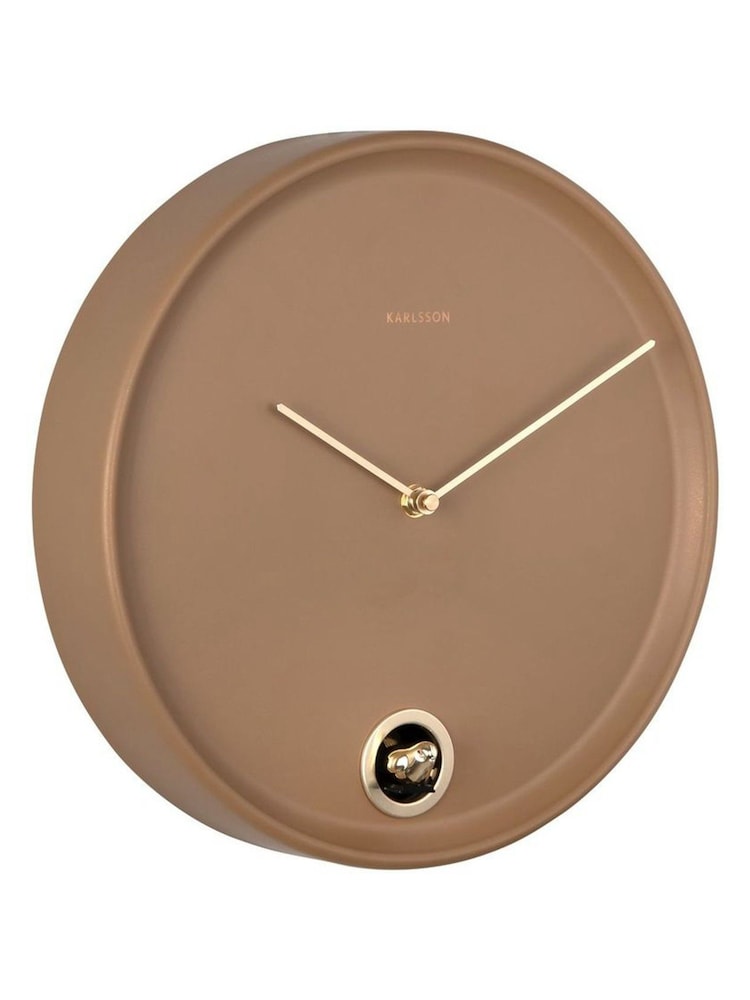 Karlsson Mocha brown Esencia Cuckoo Wall Clock - Image 2 of 5