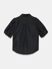 Mint Velvet Black Butterfly Applique Shirt - Image 7 of 7