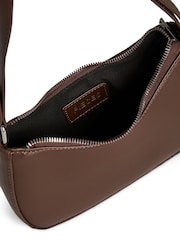 PIECES Brown 90's Shoulder Bag - Image 7 of 7