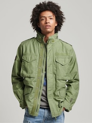 Superdry Green Vintage M65 Military Jacket - Image 1 of 6