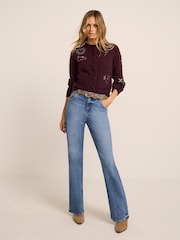 Mint Velvet Embroidered Motif Knit Cardigan - Obrázek 5 z 7
