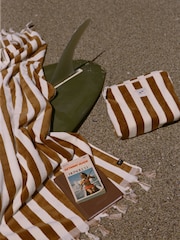 SlowTide Cabana Fringe Artistic Beach Towel - Image 1 de 6