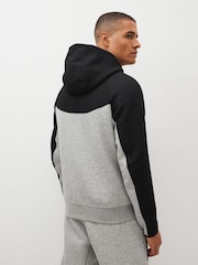 Nike Black/Grey Tech Fleece Zip-Up Hoodie - Image 2 of 4