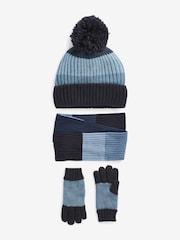 Mineral Blue Hat, Scarf and Gloves Set (3-16yrs) - Image 1 of 2