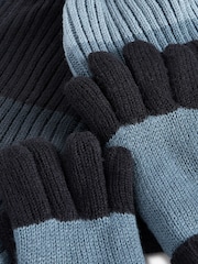 Mineral Blue Hat, Scarf and Gloves Set (3-16yrs) - Image 2 of 2