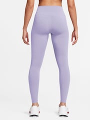 Nike Lilac Purple Dri-FIT One High Waisted Leggings - Image 2 of 8