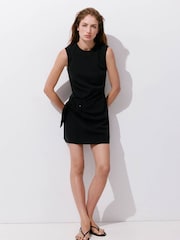 Mango Belt Detail Tailored Mini Dress - រូបភាព 1 នៃ 7