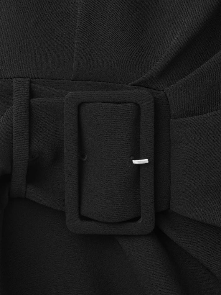 Mango Belt Detail Tailored Mini Dress - រូបភាព 7 នៃ 7