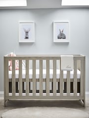Obaby Grey Wash Nika Cot Bed - Image 1 of 6