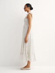Rixo Cream Kendall Dress in Layla Dot - Image 2 of 6