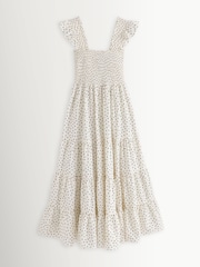 Rixo Cream Kendall Dress in Layla Dot - Image 6 of 6