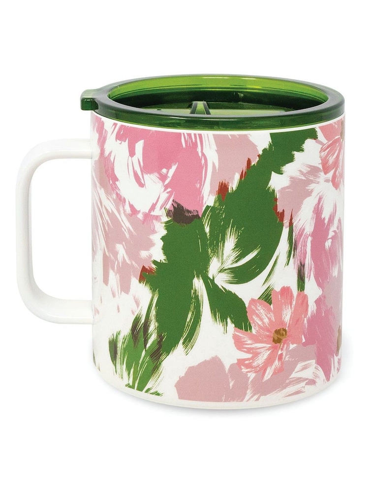 Kate Spade Multi Stainless Steel Coffee Mug, Hidden Garden - Image 2 of 3 Kate Spade Multi Stainless Steel Coffee Mug, Hidden Garden - Image 2 of 3