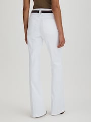 Good American White Good American High Rise Bootcut Jeans - Image 4 of 5