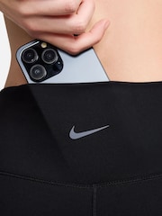 Nike Black Dri-FIT One High Waisted 5 Cycling Shorts - Image 7 of 9