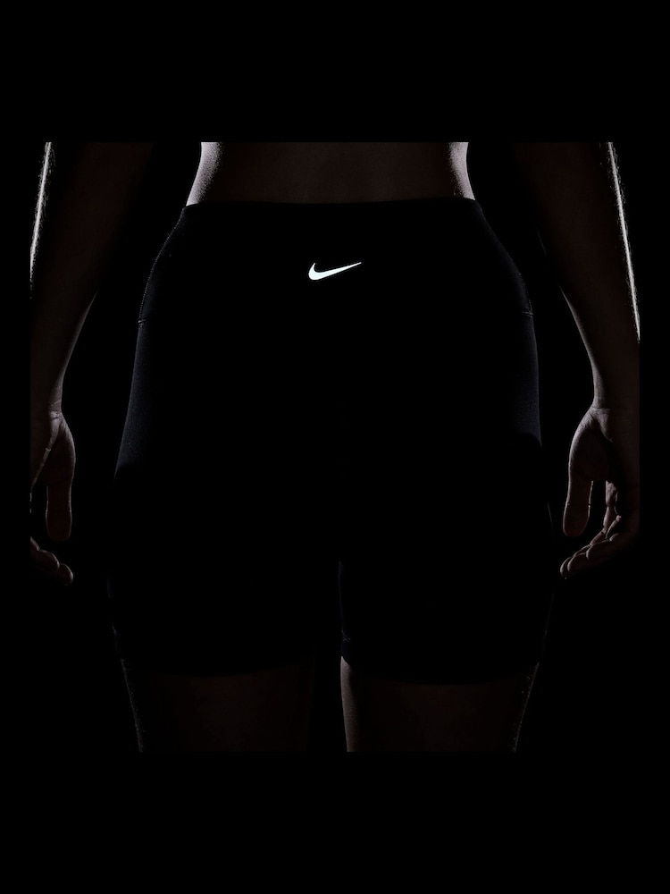 Nike Black Dri-FIT One High Waisted 5 Cycling Shorts - Image 9 of 9