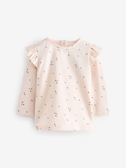 Pink/Grey Baby Long Sleeve Tops 4 Pack - Image 4 of 7