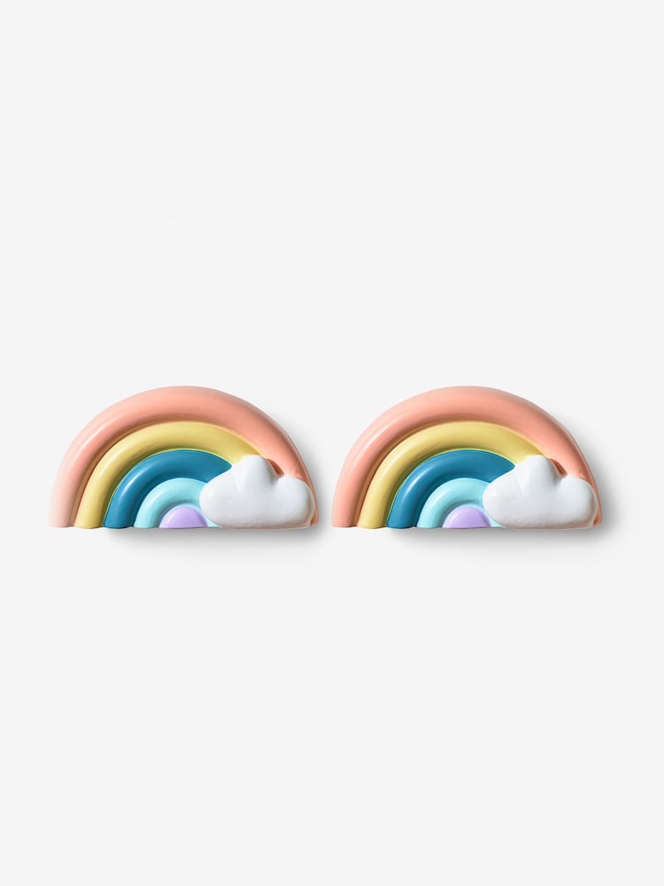 Set of 2 Pink Rainbow Furniture Handles - Image 1 of 4