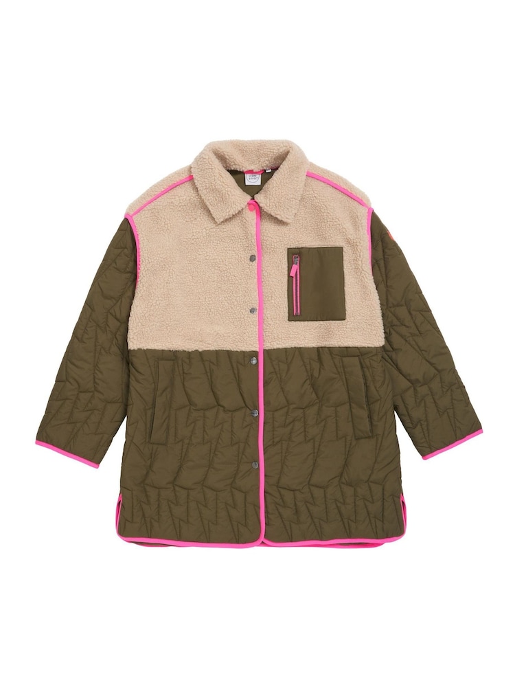 SCAMP & DUDE Quilted Lightning Bolt with Borg Coat - Image 1 of 2
