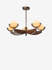 MADE.COM Wood Large Layla Ceiling Light - Image 3 of 3