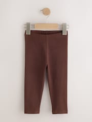 Chocolate Brown Plain Leggings (3mths-7yrs) - Image 1 of 4