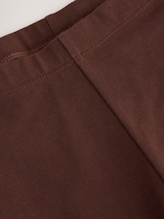 Chocolate Brown Plain Leggings (3mths-7yrs) - Image 3 of 4