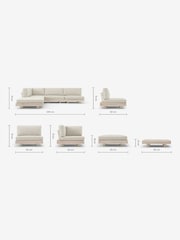 MADE.COM White Avarna Garden Corner Lounge Set - Image 4 of 4