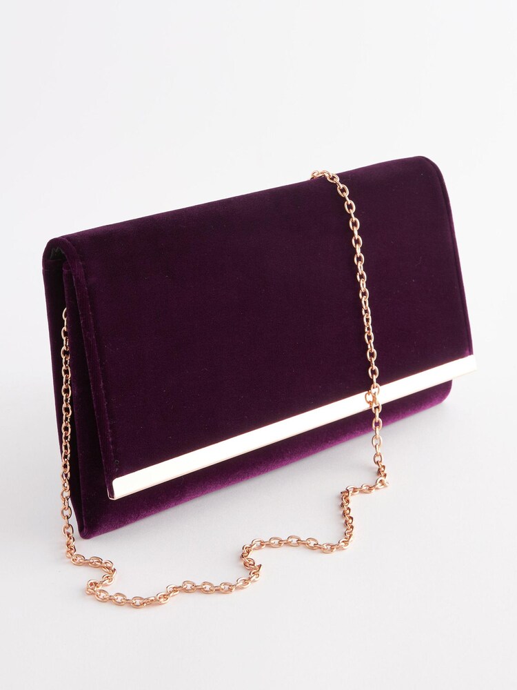 Violet - Pochette Sac avec chaîne à bandoulière amovible - Image 3 of 8