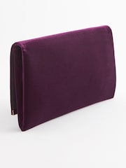 Lila - Clutch-Tasche mit abnehmbarer Umhängekette - Bild 4 von 8