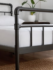 Dark Grey Hanson Metal Bed Frame - Image 2 of 5