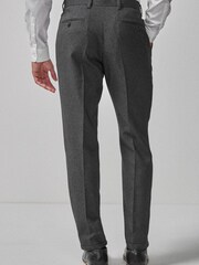 Grey Puppytooth Smart Trousers - Image 2 of 5
