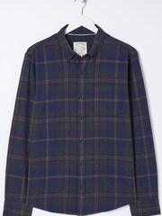 Blau - Fatface Selwood Kariertes Hemd - Bild 4 von 4