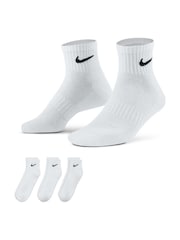 Vit - Ankel - Nike Everyday Cushioned Crew Socks 3 Paket - Bild 1 av 4