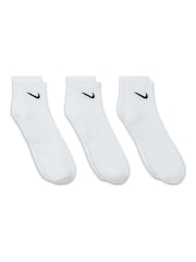 Vit - Ankel - Nike Everyday Cushioned Crew Socks 3 Paket - Bild 3 av 4