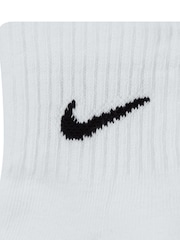 Vit - Ankel - Nike Everyday Cushioned Crew Socks 3 Paket - Bild 4 av 4