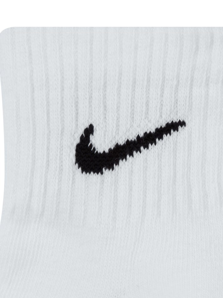 Vit - Ankel - Nike Everyday Cushioned Crew Socks 3 Paket - Bild 4 av 4