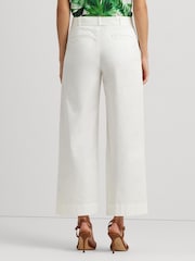 Lauren Ralph Lauren Quartilla Twill Belted Wide Leg Trousers - Image 3 of 6