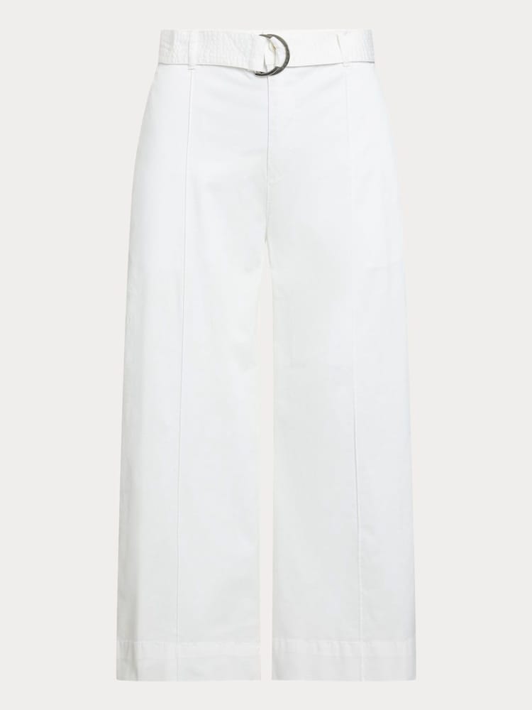 Lauren Ralph Lauren Quartilla Twill Belted Wide Leg Trousers - Image 6 of 6