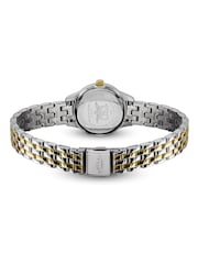 Rotary Silver Two Tone Stainless Steel Watch & Stone Set Bracelet Set - Image 5 of 6