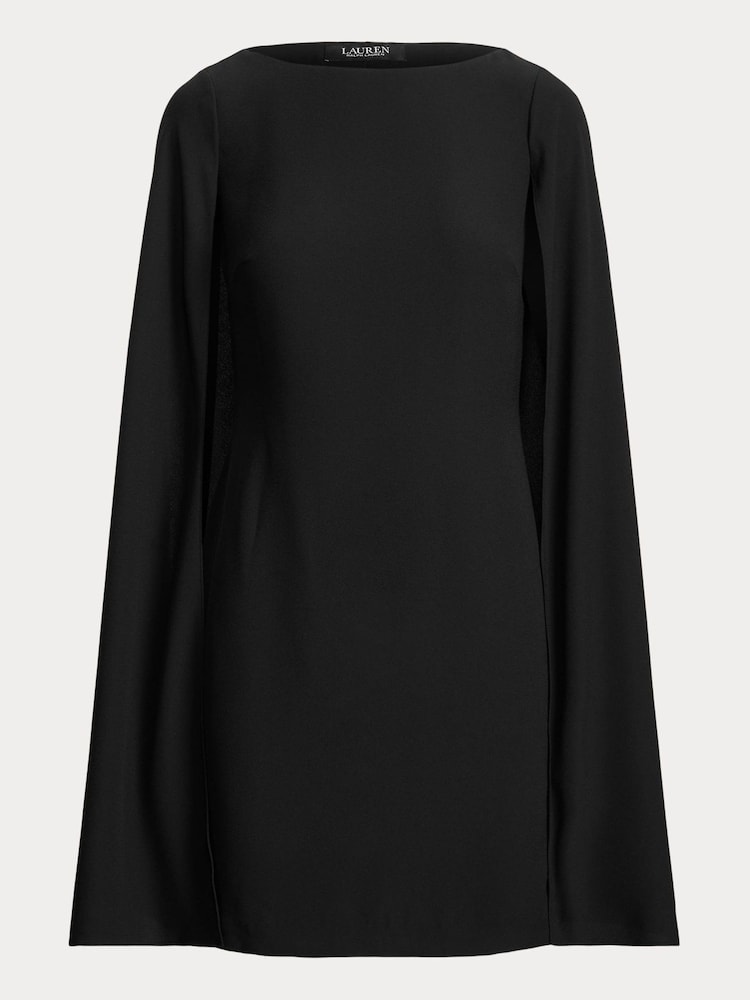 Lauren Ralph Lauren Petra Cape Georgette Cocktail Dress - Image 11 of 11