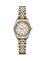Rotary Silver White Dial Two Tone Stainless Steel Bracelet Watch - Image 1 of 6